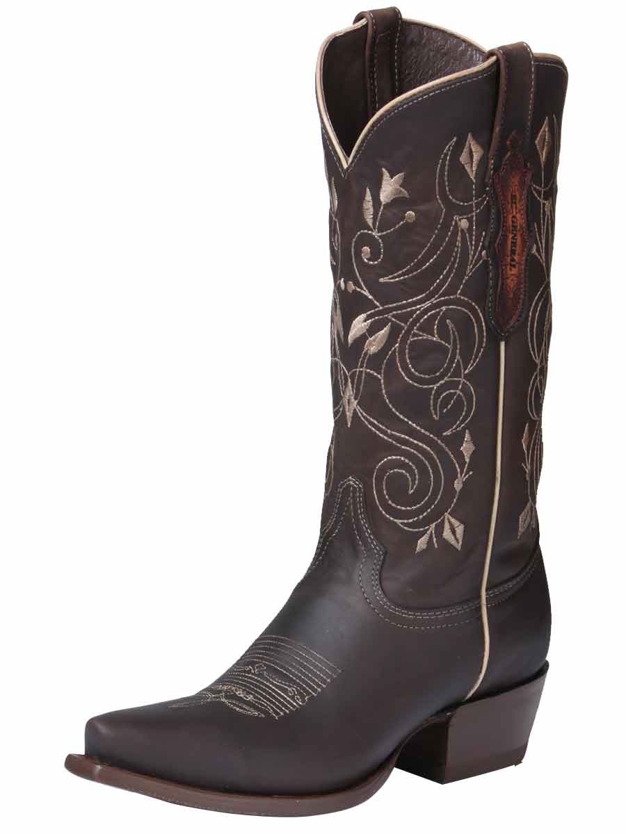 El General Women’s Limited Edition Western Boot - Chocolate
 34511