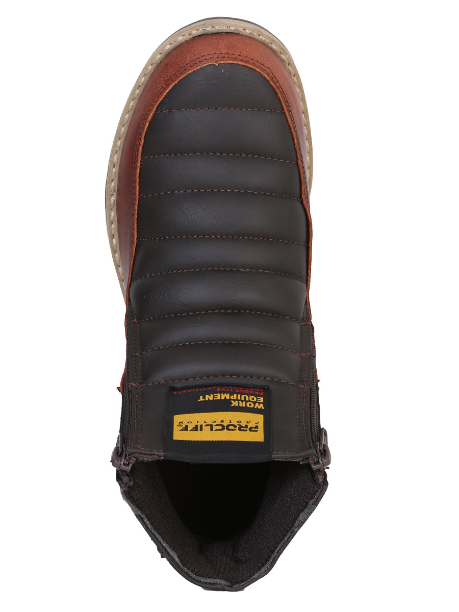 Procliff Pull Up Work Boot- Wine 35205