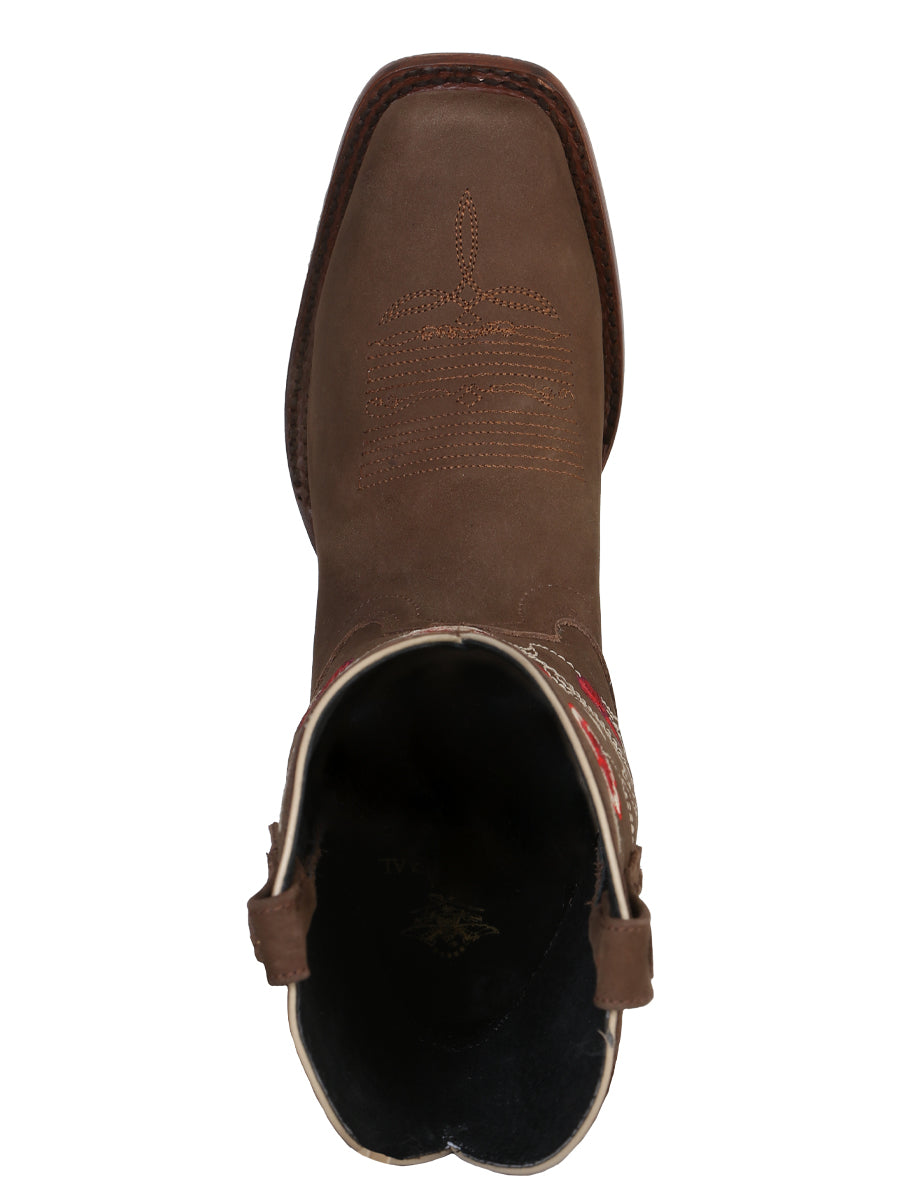 El General Rodeo Boot - Suede Camel 41784