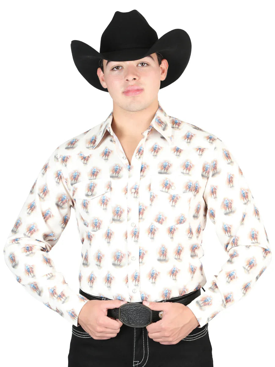 El General Brown Western Shirt 44307  N4dboots.com