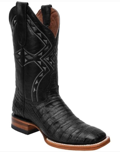 Botas de Cocodrilo Grabada Horma Rodeo