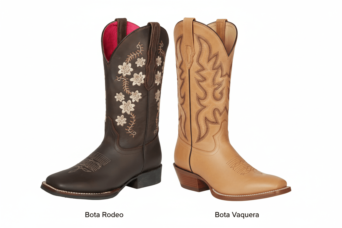 Diferencia entre Bota Rodeo y Bota Vaquera - N4dboots.com
