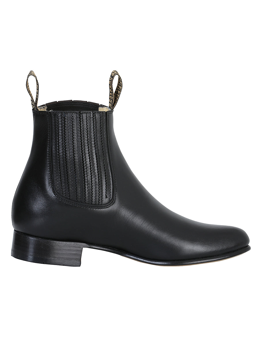 El Besserro Charro Boot - Leather Black 207