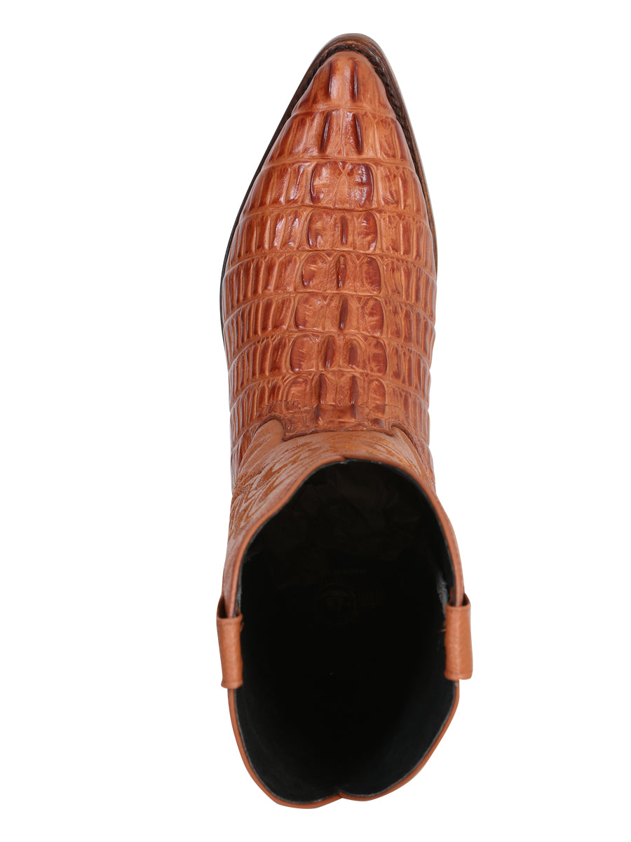Cowboy boot  El Senor de los Cielos - Caiman  - Cognac 40841