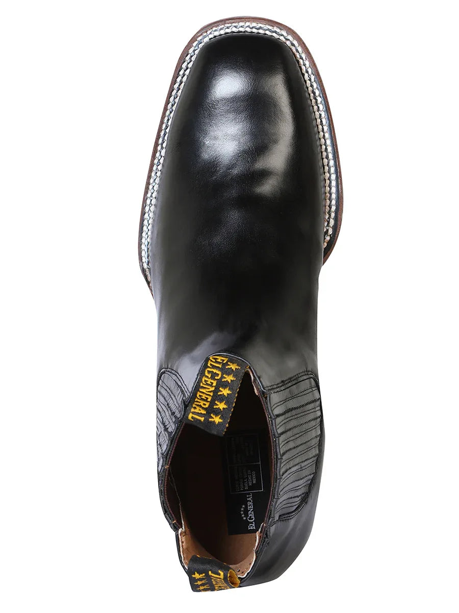El General Boots Campero - Leather Privo Black 41497 - N4dboots.com