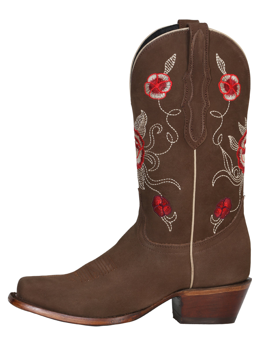 El General Rodeo Boot - Suede Camel 41784