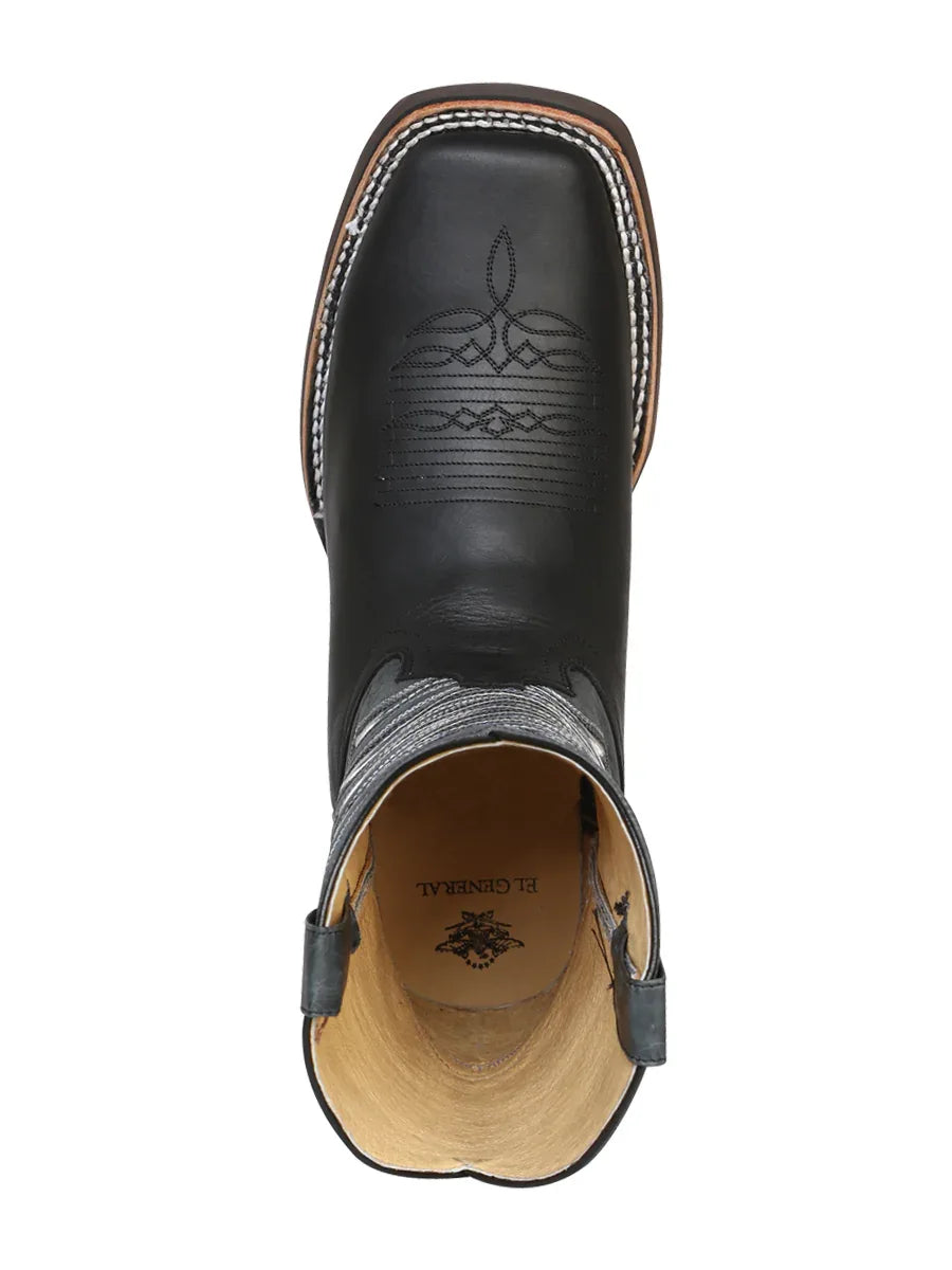 El General Rodeo Boot - Crazy Black 43002 - N4dboots.com
