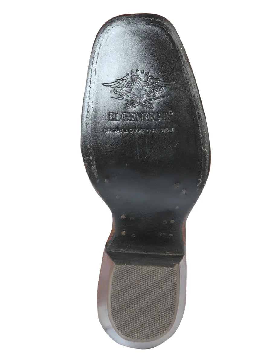 El General Womens Rodeo Boot - Crazy Choco 43663 - N4dboots.com