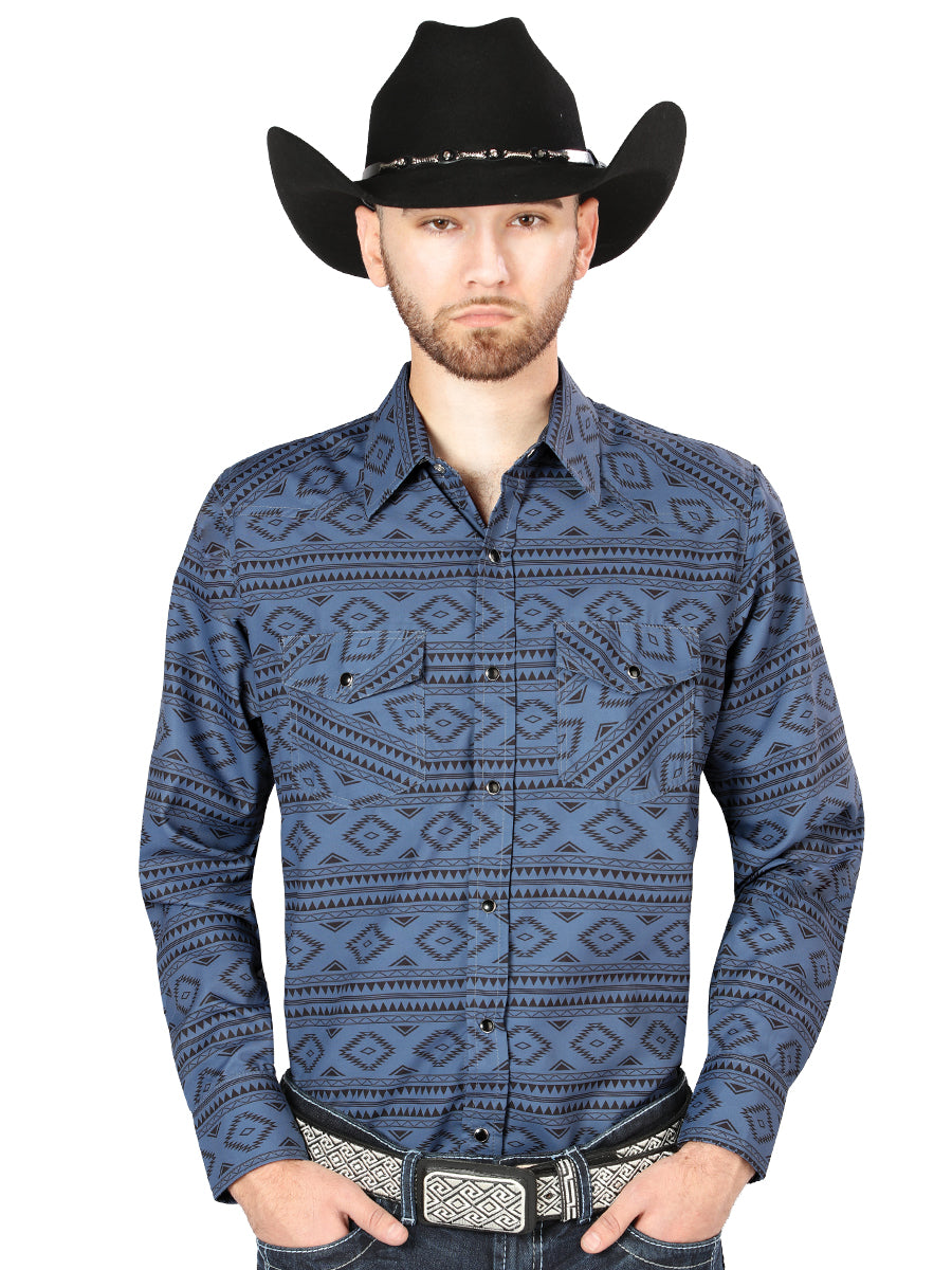 The General Western Shirt - Blue 44204