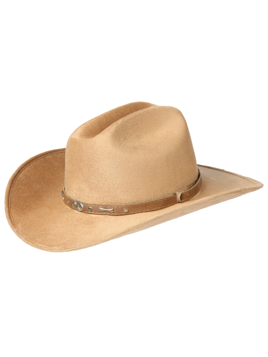 El General Suede Western Kids Hat Camel 44245