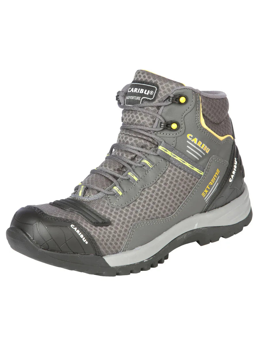 Work Shoe Caribu - Synthetic finish - Grey/Yellow 44367 - N4dboots.com