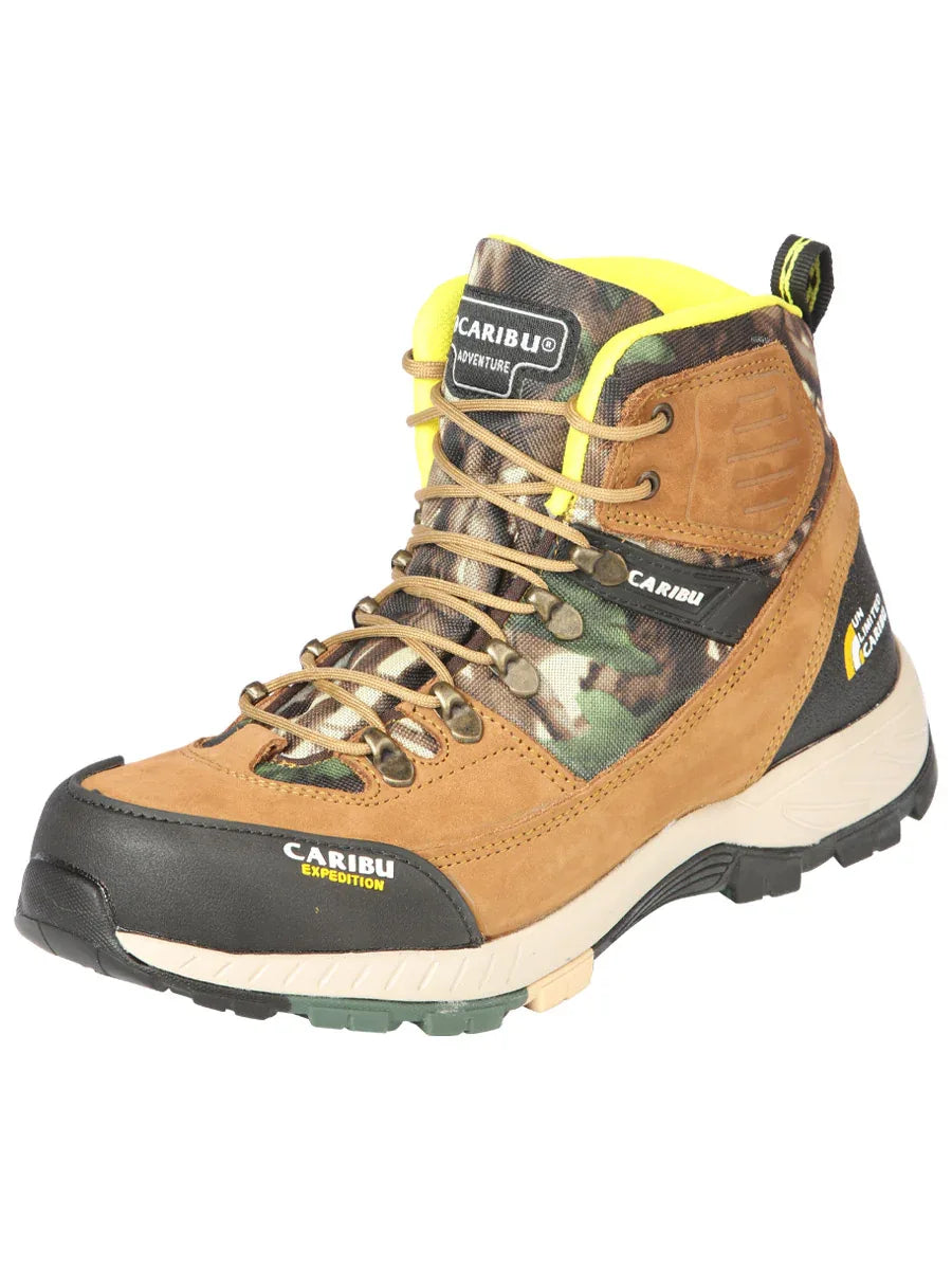 Work Shoe Caribu - Synthetic finish - Yellow/Camouflaje 44368 - N4dboots.com