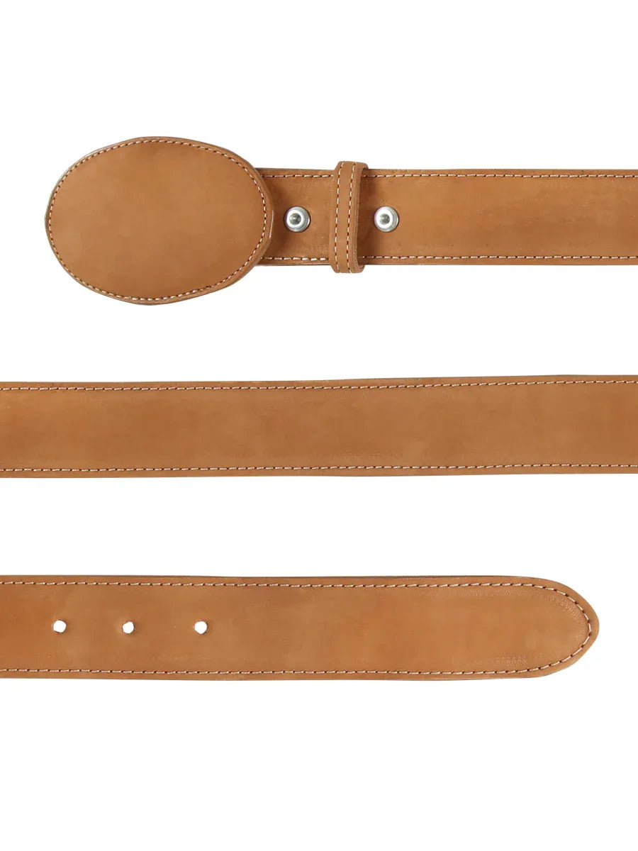 Women Denim Belt - El General - Nobuck Peach 44648 - N4dboots.com