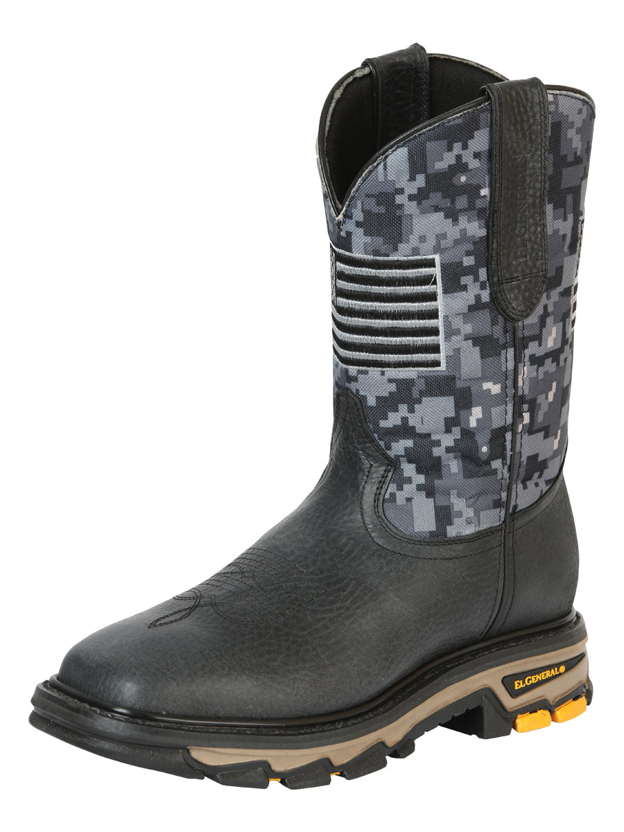 El General Men’s Work Boot - Bull Fight Leather - Black
 44756