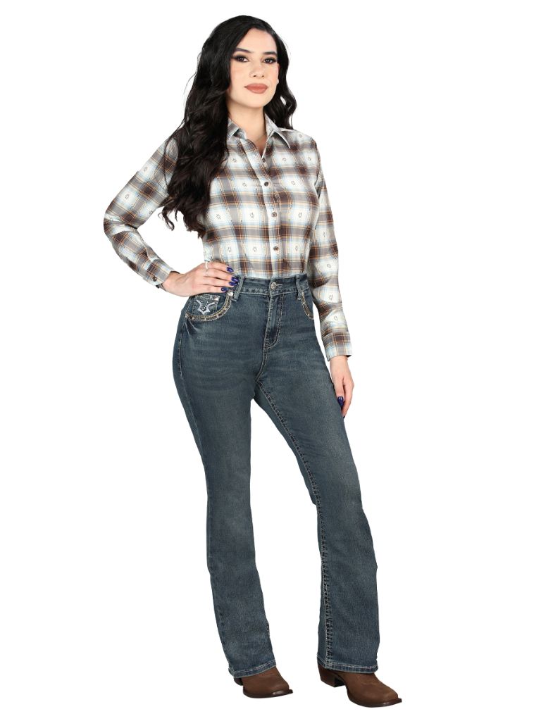 PANTALON CENTENARIO EC-W018 MEZCLILLA AZUL OBSCURO