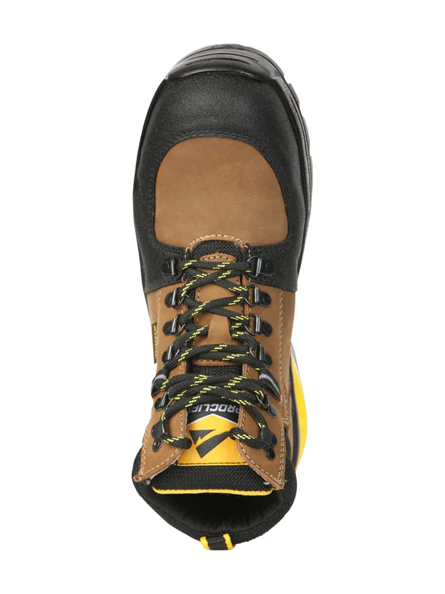 Procliff Men’s Work Shoes with Laces and Toe Cap - Nobuck Maple 45286 - N4dboots.com