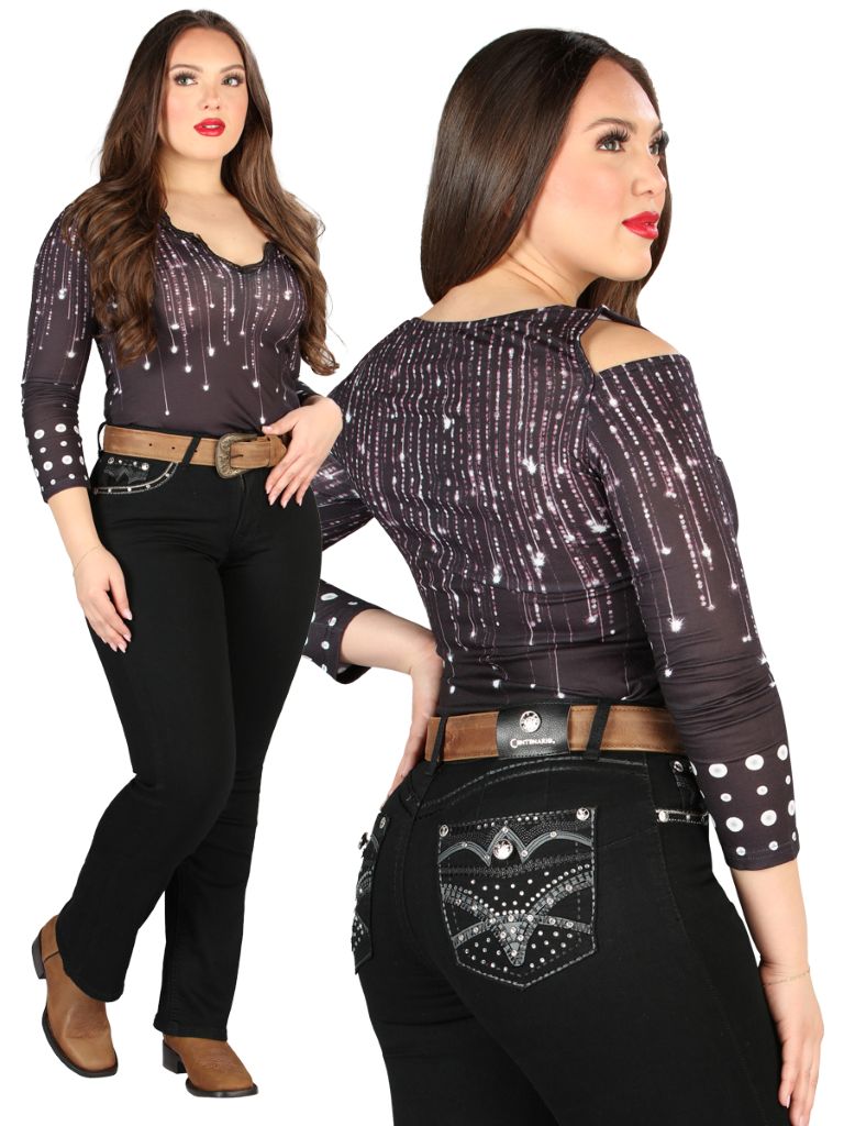 PANTALON CENTENARIO EC-004 MEZCLILLA NEGRO