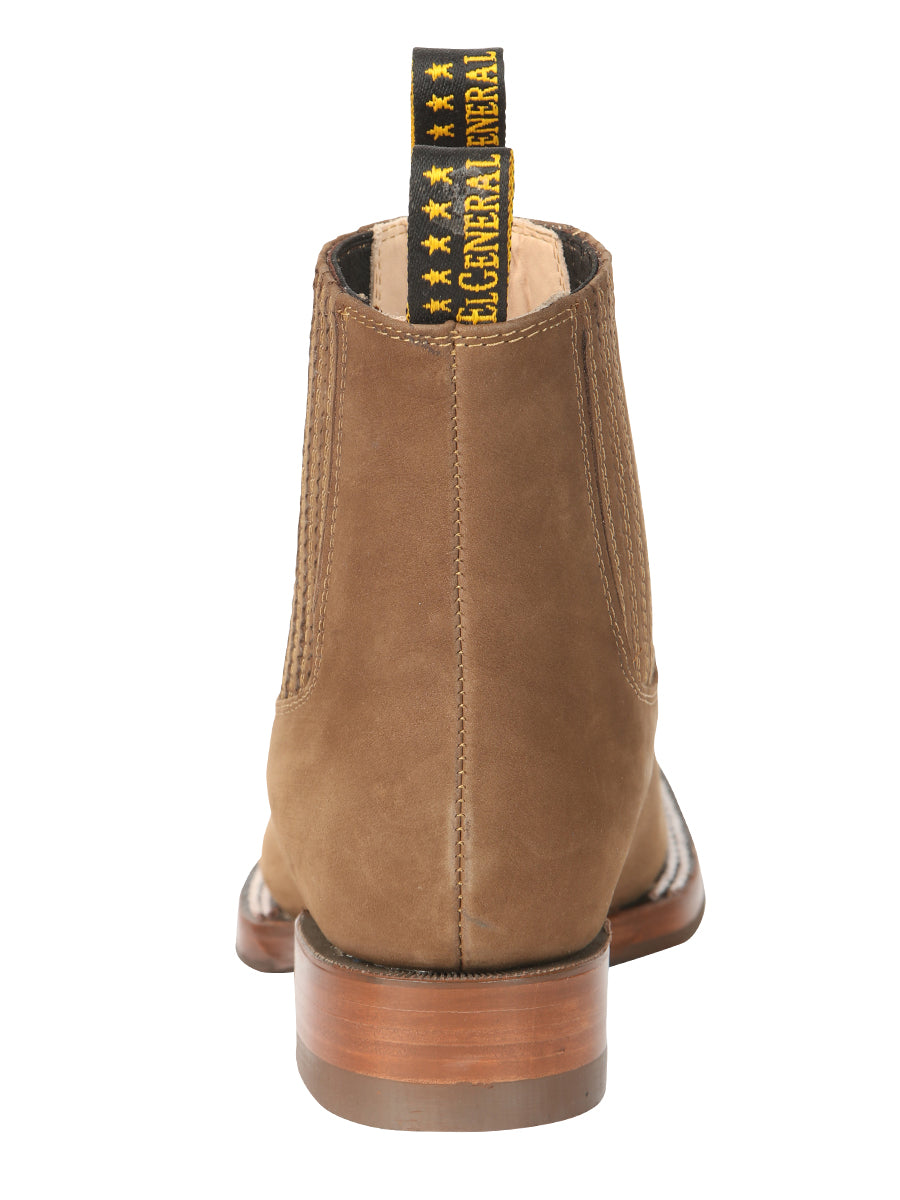 El General Men’s Ankle Boots - Nobuck Brown 45338