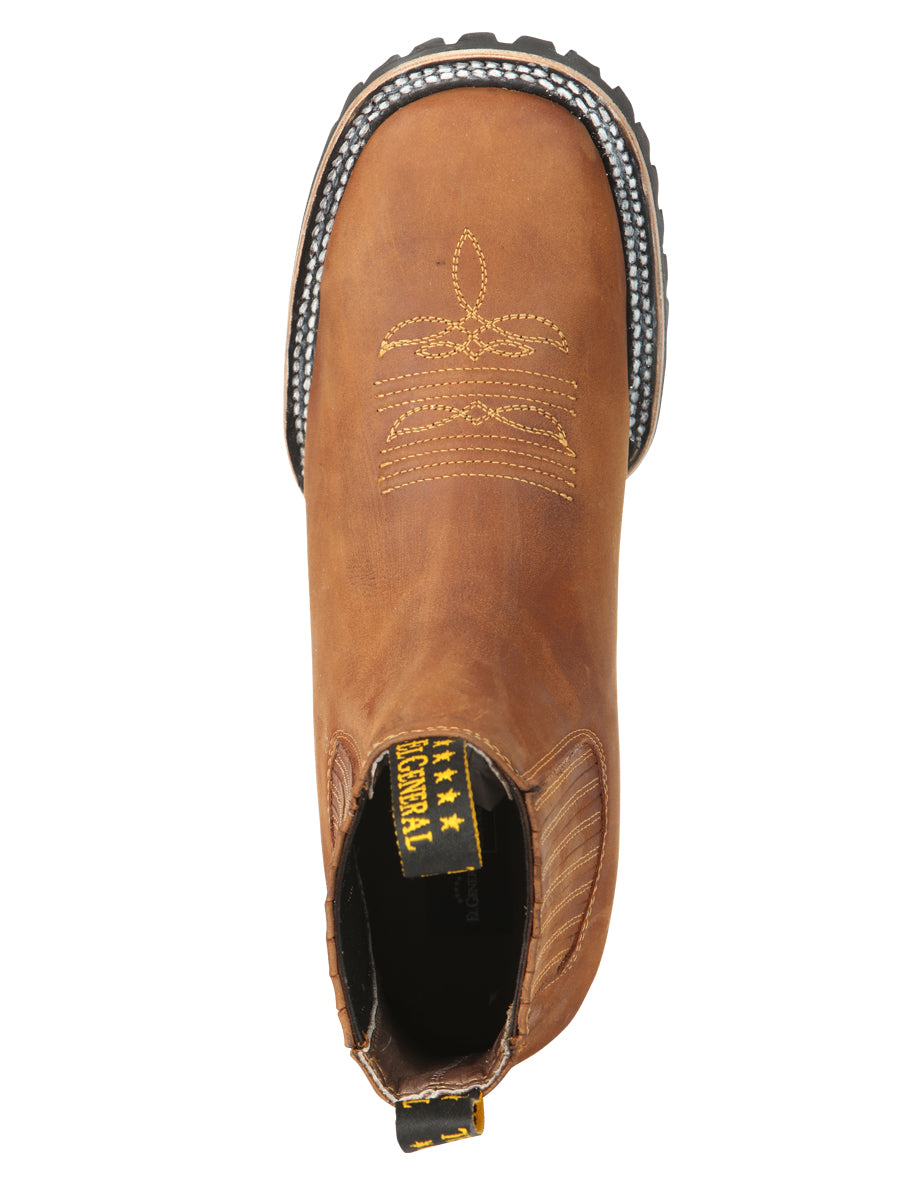 El General Men’s Ankle Boots - Crazy Horse Papaya 45342