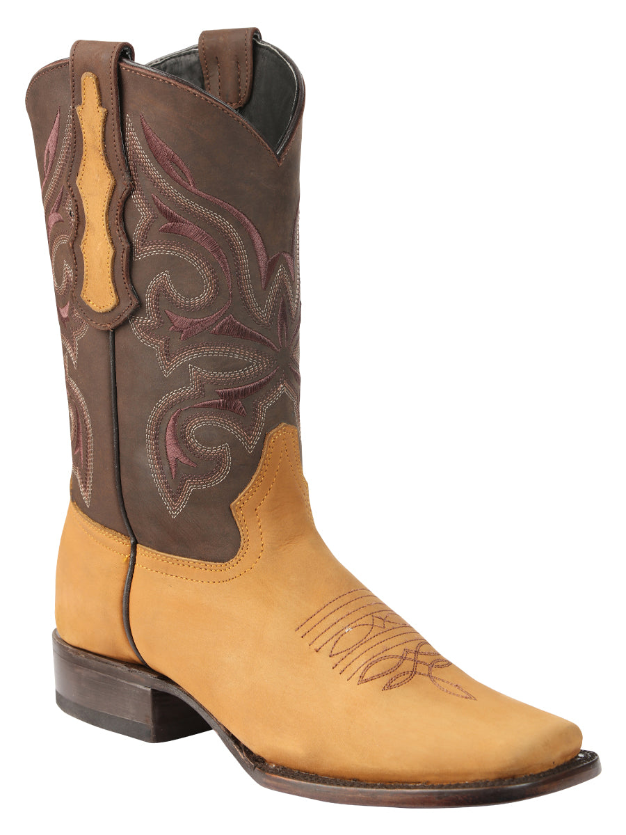 El General Men’s Rodeo Boots - Papaya 45526