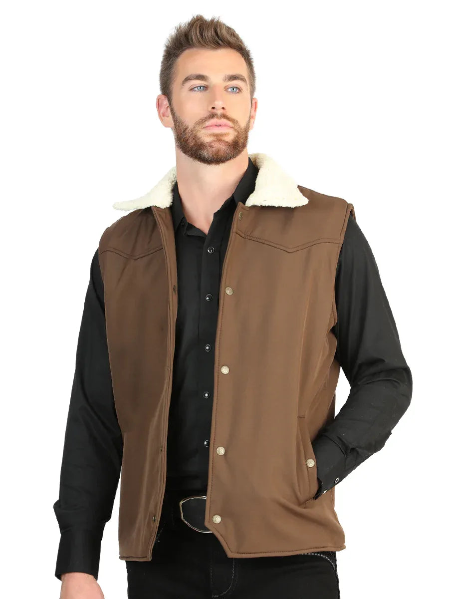 El General Men’s Vest - Brown 45645 - N4dboots.com