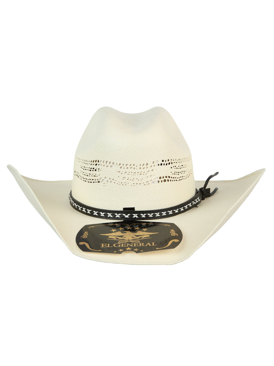 Men's El General 20X Palm Straw Western Hat - Bangora Toro  45763