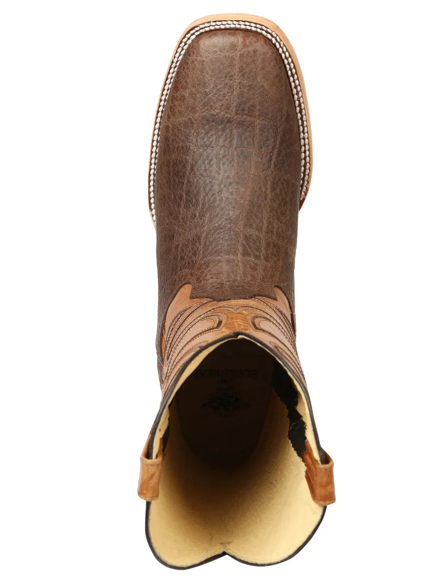 Men’s El General Rodeo Boot Elephant Print Brown 45767 - N4dboots.com