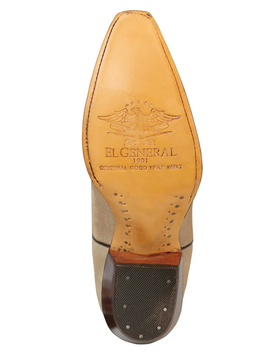 El General Women’s Western Suede Boots - Tuscani 45793 - N4dboots.com
