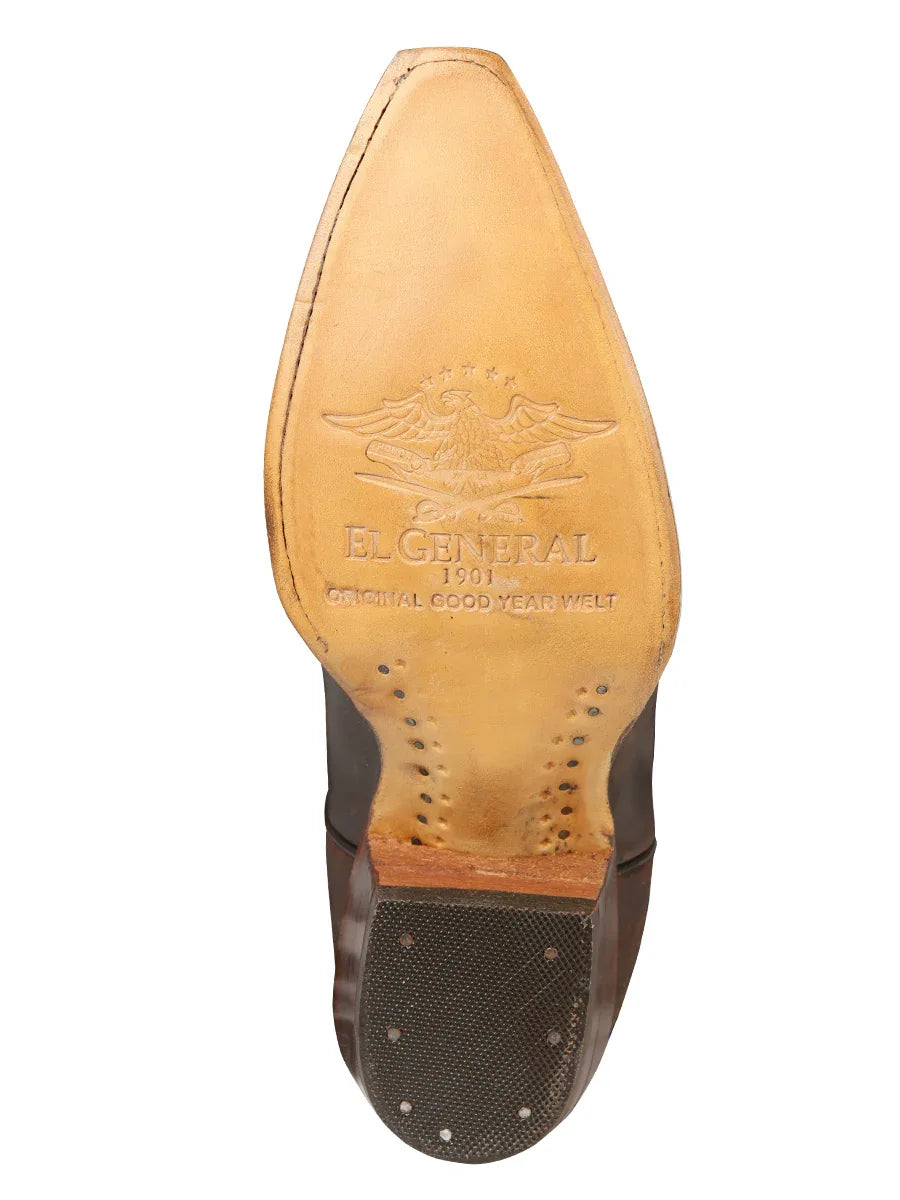 El General Women’s Fringe Western Boots - Choco 45795 - N4dboots.com