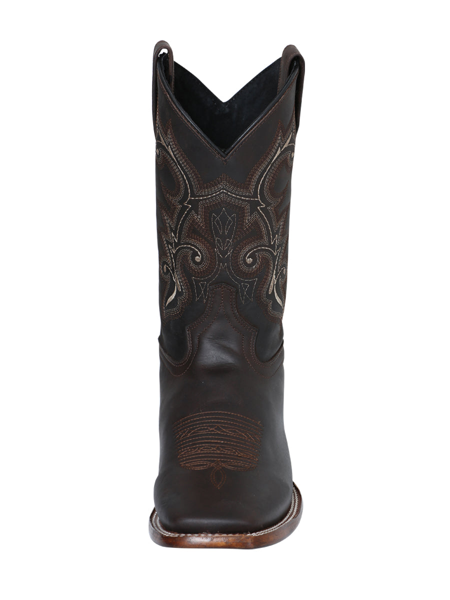 Rodeo Boot El Senor de los Cielos -  leathert Crazy -  Choco 124067