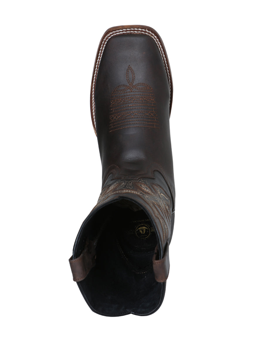 Rodeo Boot El Senor de los Cielos -  leathert Crazy -  Choco 124067