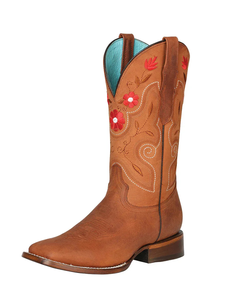 Woman Cowboy boot El General - Leatrher Crazy Shedron 125367 - N4dboots.com