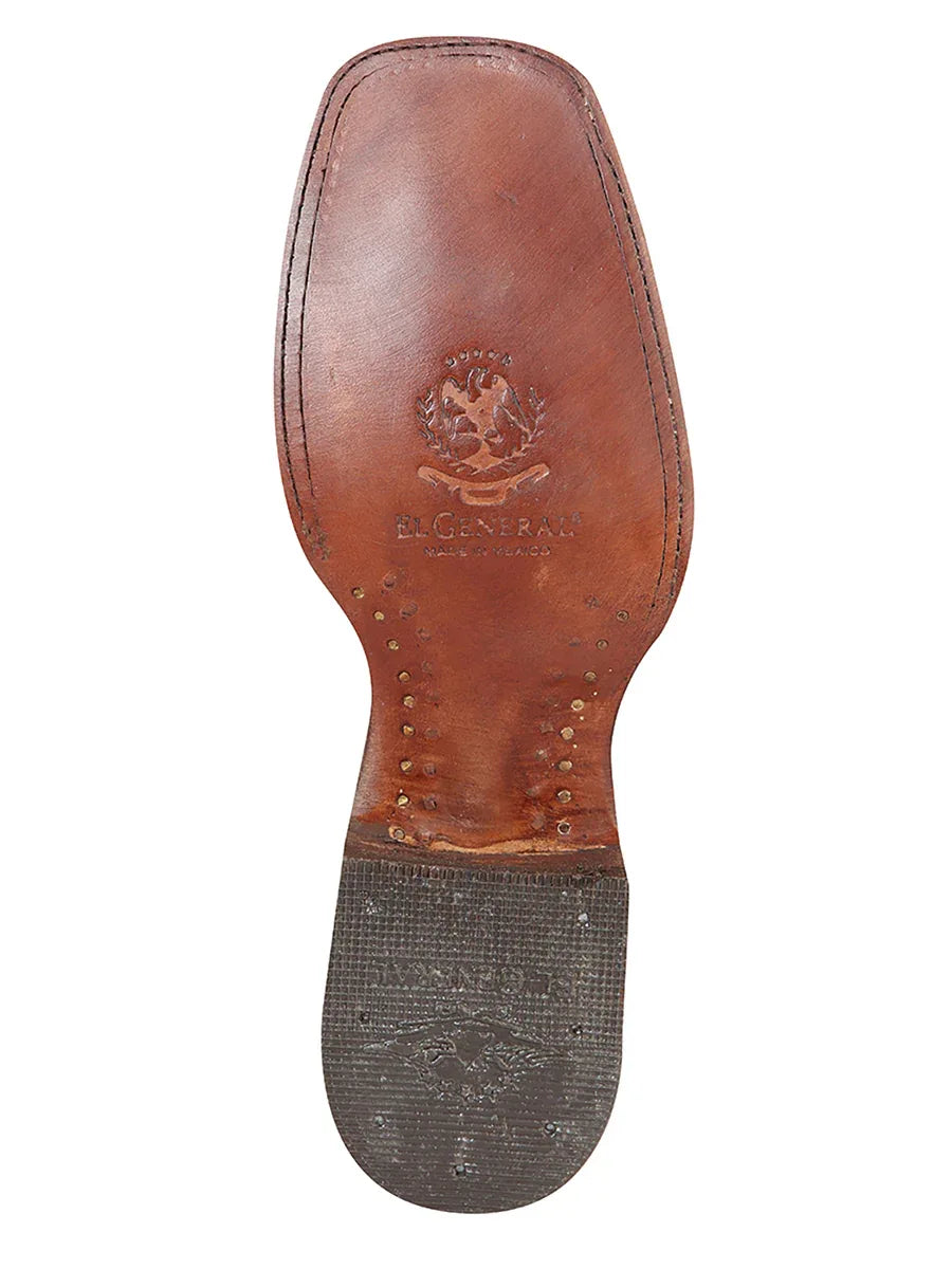 El General Square Toe Ankle Boot - Nobuck Light Brown 126200 - N4dboots.com