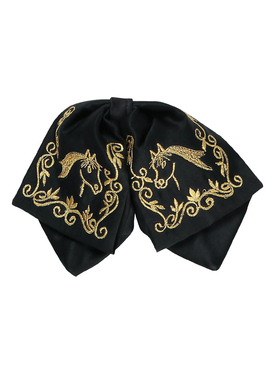 Kids 
Mexican Charro Bow Tie 100% Polyester Black/Gold 600148