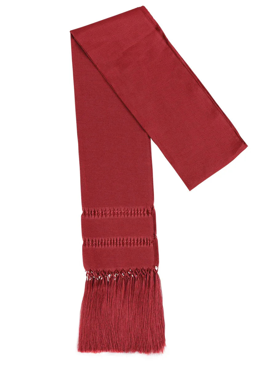 Mexican Shawl 85% Articela, 15% Polyester Wine 600228 - N4dboots.com