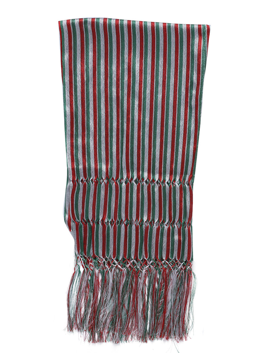 Mexican Shawl  85% Artisela  15% Polyester Tricolor 601218