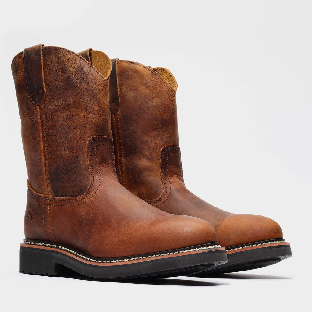 RANCHER CLASSIC 10" WELLINGTON (STEEL TOE) - RANCHER CLASSIC 10" WELLINGTON (STEEL TOE) - 6 / Crazy Horse - Bonanza Boots