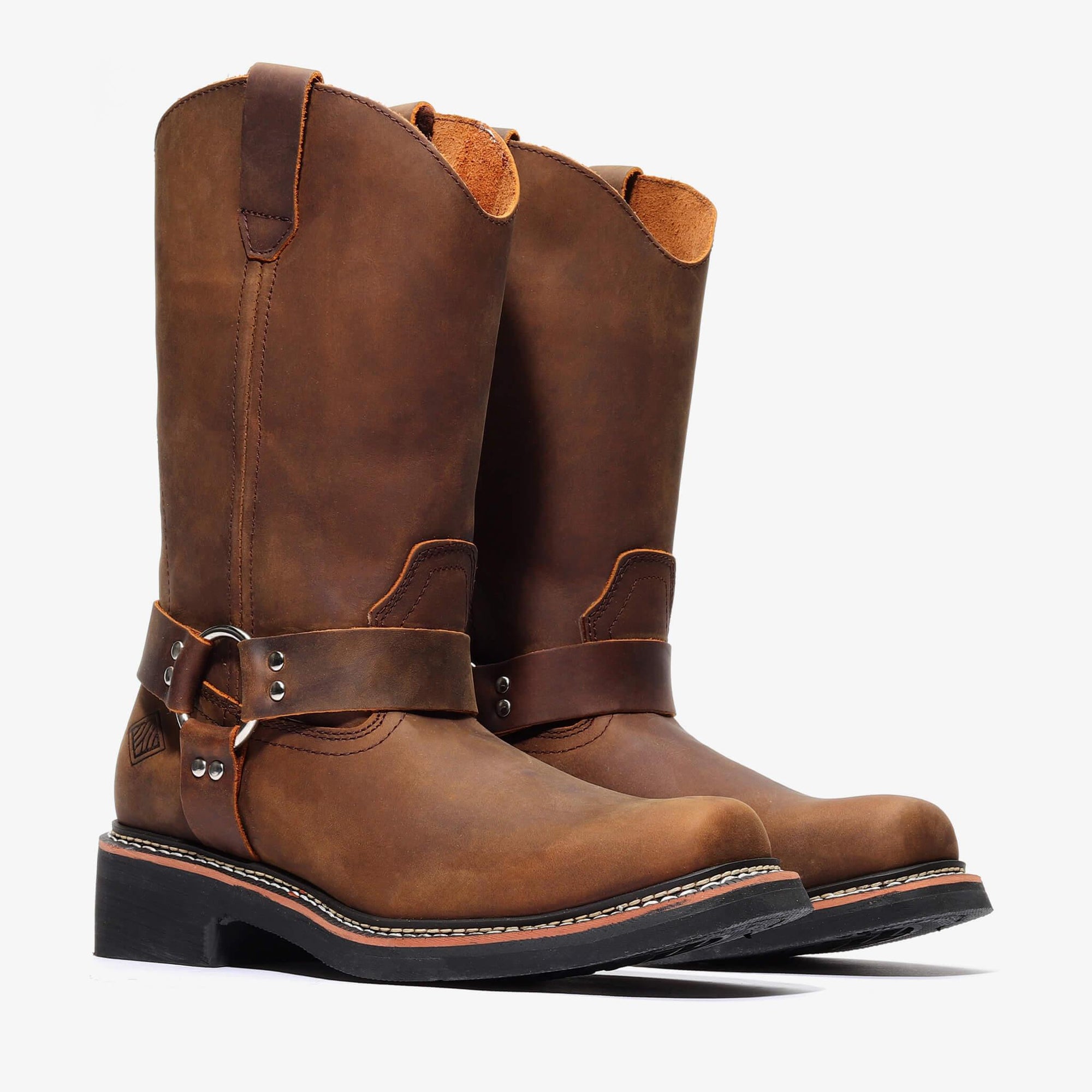 NOMAD 10" HARNESS RIDER - NOMAD 10" HARNESS RIDER - 6 / Crazy Horse - Bonanza Boots