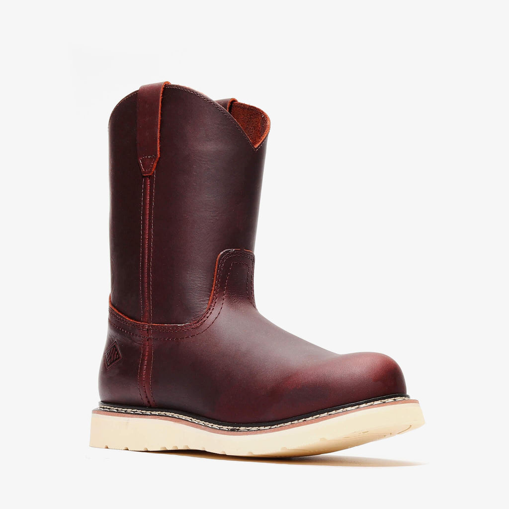 FRONTIER CLASSIC 10" WELLINGTON - FRONTIER CLASSIC 10" WELLINGTON - 6 / Burgundy - Bonanza Boots