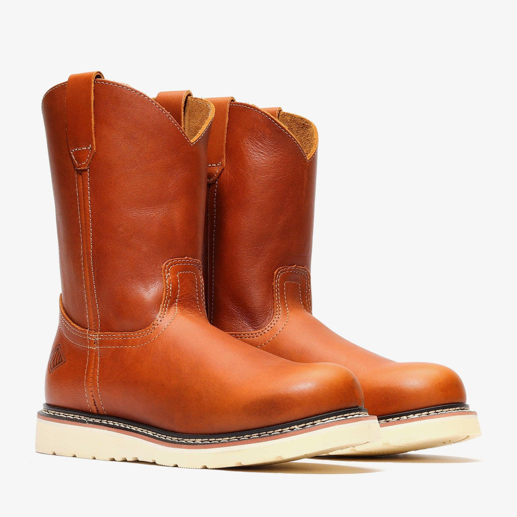 FRONTIER CLASSIC 10" WELLINGTON - FRONTIER CLASSIC 10" WELLINGTON - 6 / Golden Tan - Bonanza Boots