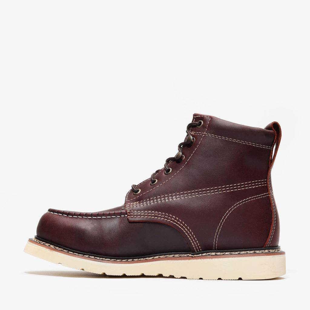 FRONTIER CLASSIC 6" MOC TOE BURGUNDY XL