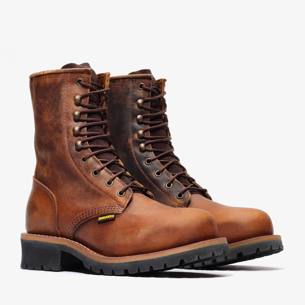 SIERRA 9" LOGGER - SIERRA 9" LOGGER - 5 / Crazy Brown - Bonanza Boots