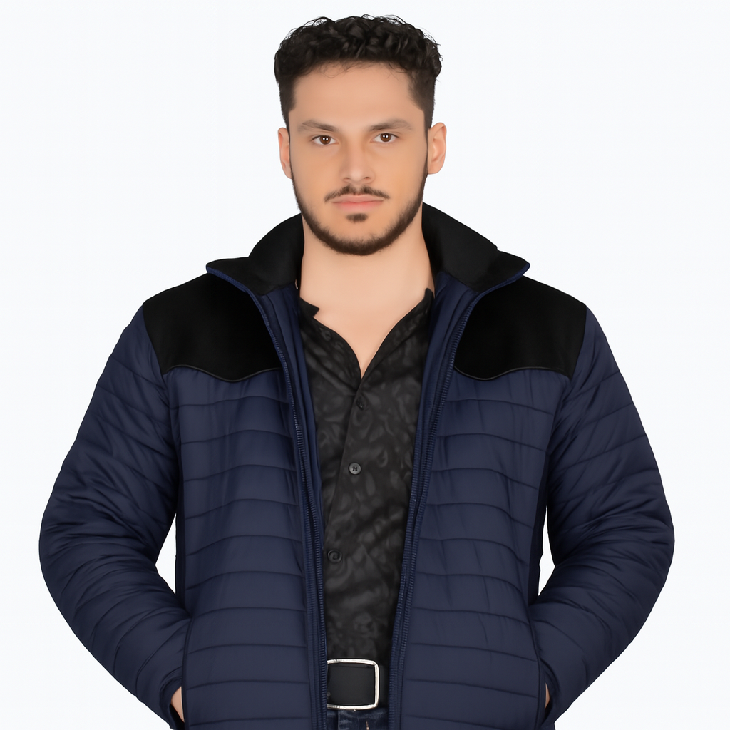 Chamarra Azul Marino/Negro 6004