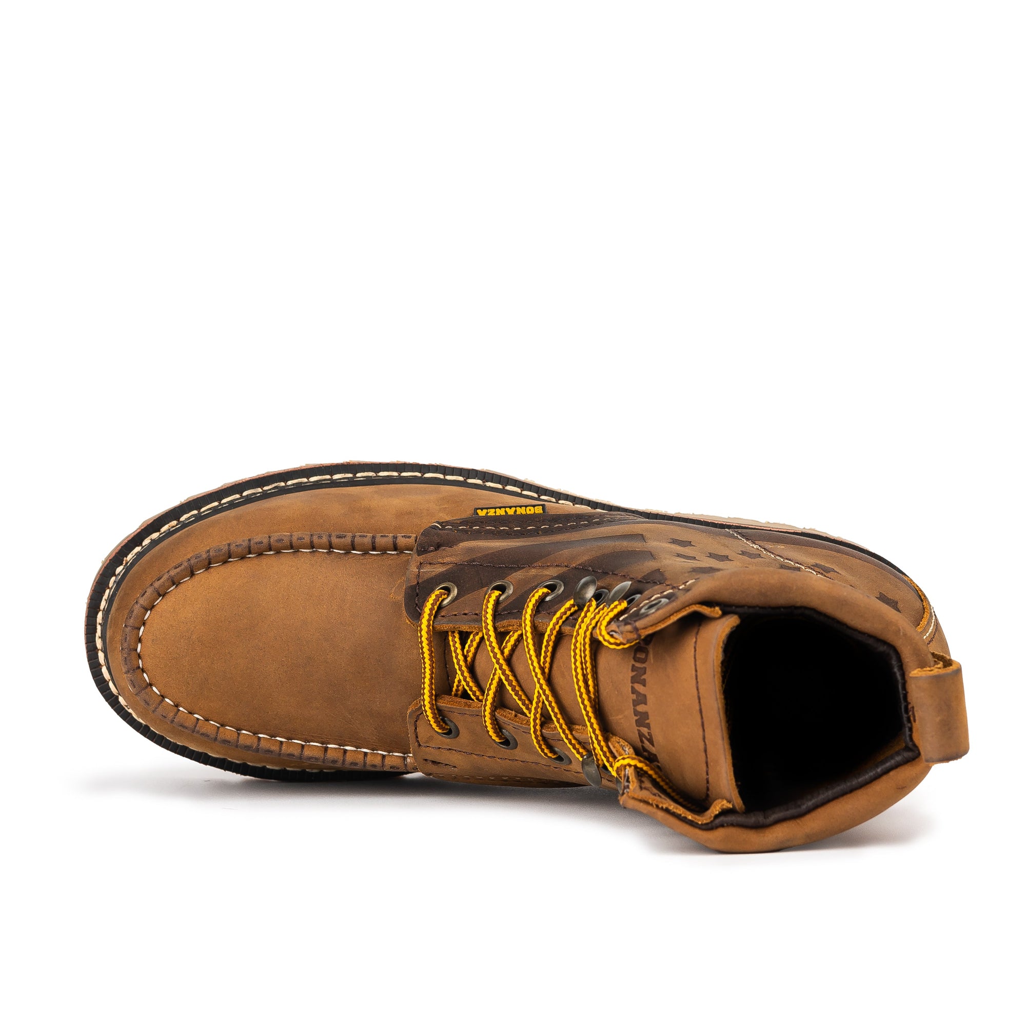 HERITAGE 6" MOC TOE FLAG BROWN