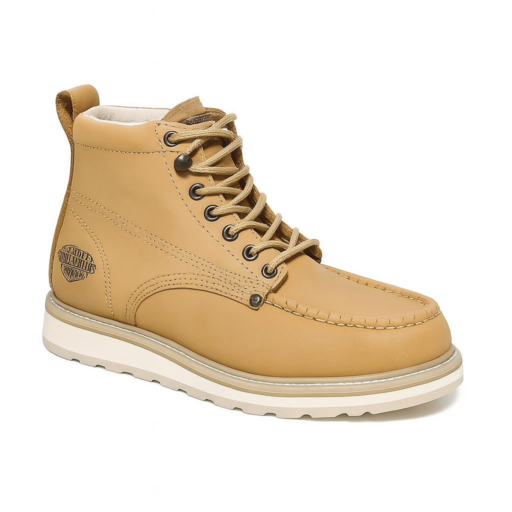 Bota de trabajo color light brown