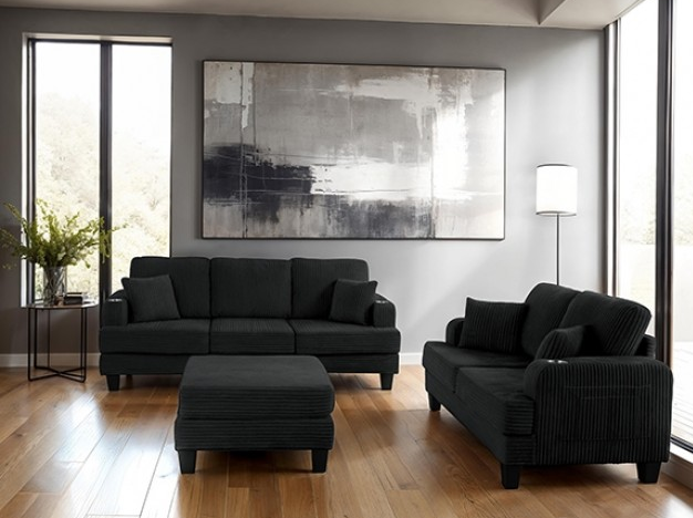 SL6932BK MORETAINE SOFA | SL6932BK