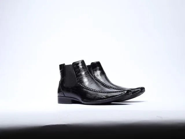 Pull On Boot D - 619 | Benicio Black - N4dboots.com