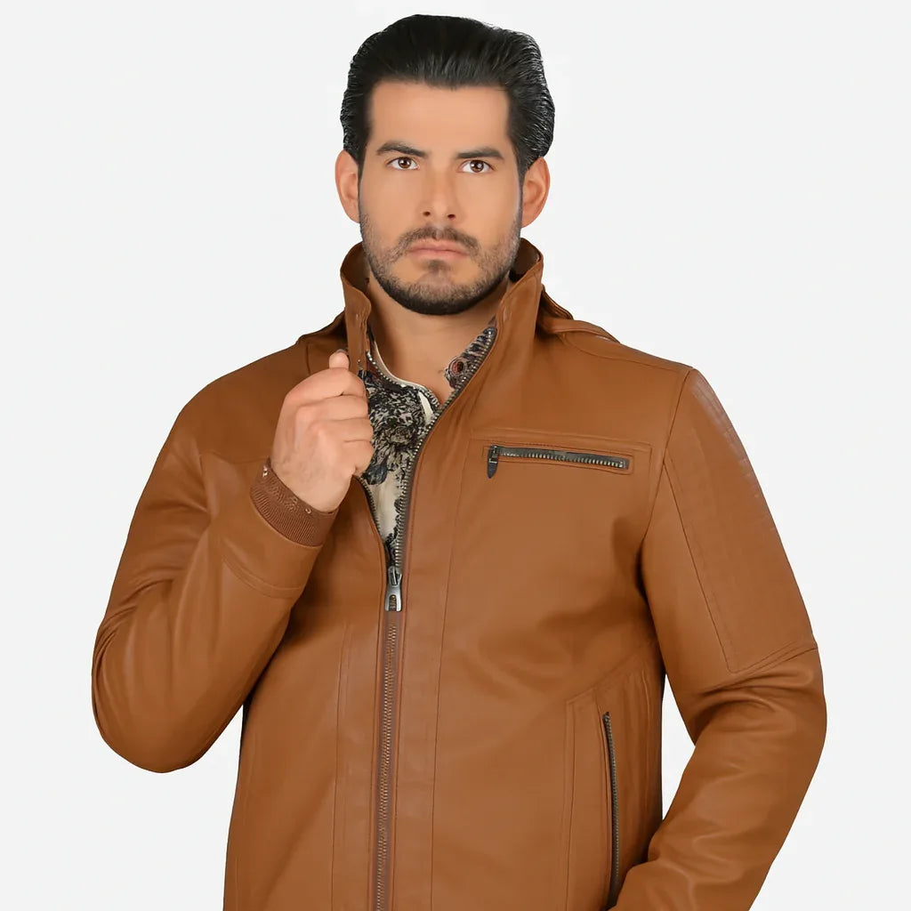 Chamarra Color Camel 612 - N4dboots.com
