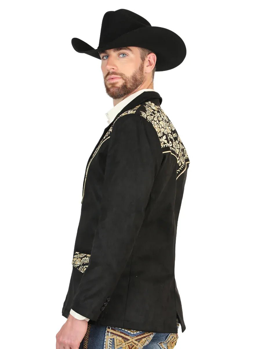 El General Men’s Suede Blazer - Black 45647 - N4dboots.com