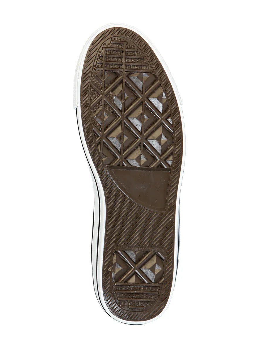 Artisanal Embroidered Sneakers Textile Canvas White 602781 - N4dboots.com
